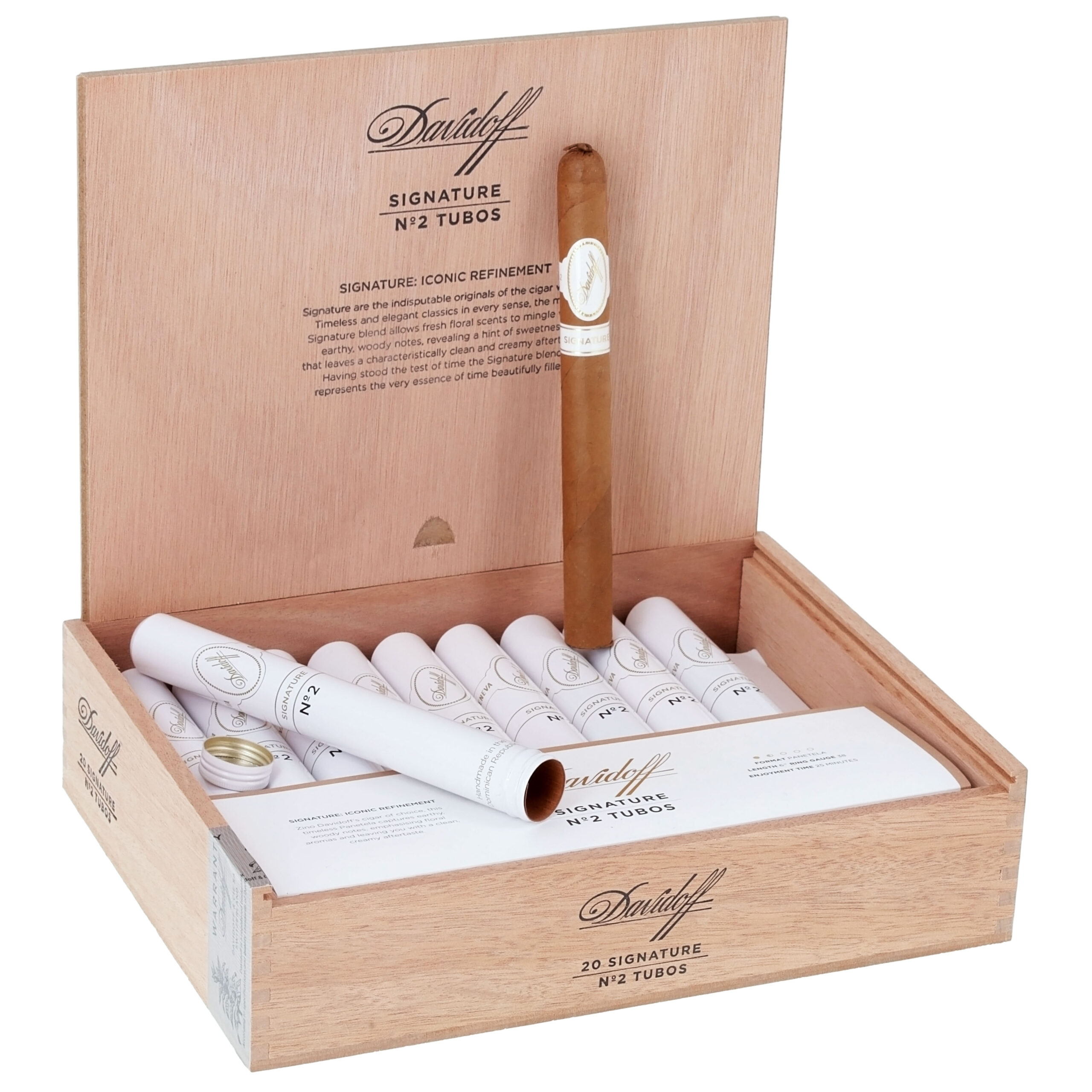 220068_0 Davidoff Signature No 2 Tubos Puro - Görsel 1