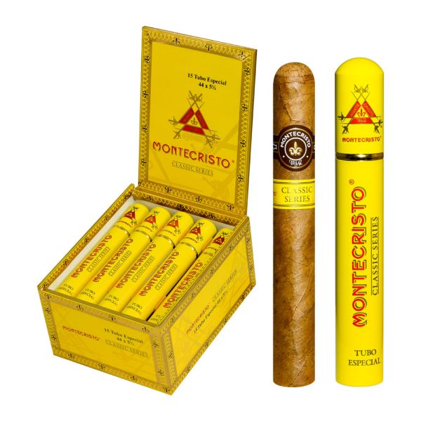 montecristo-classic-tubo-especial-natural-box-of-15 Montecristo Klasik Tubo Özel - Görsel 1