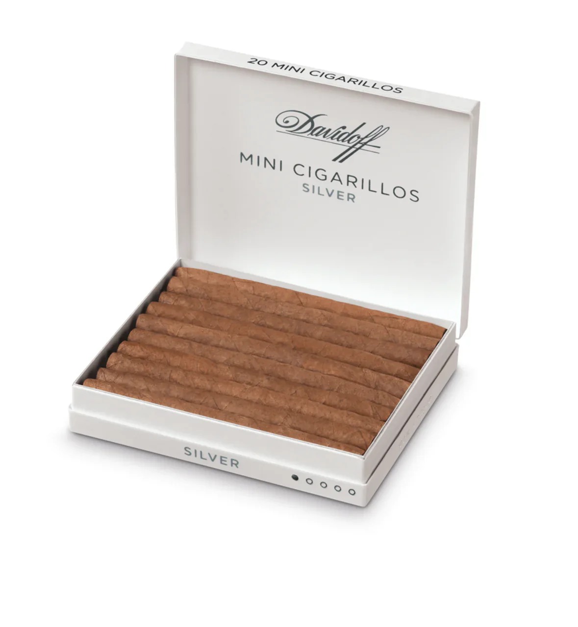 60c0b11b-c98f-4dc3-ad92-5ee21d4233dd Davidoff Mini Cigarillos Silver-20Li - Görsel 1